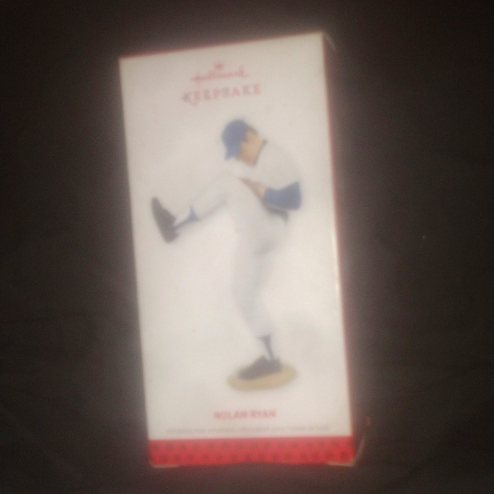 Nolan Ryan Christmas Ornament New 2013 Hallmark Collectors Item